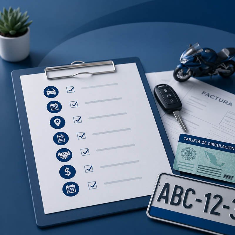 Carpeta con documentos y llaves de automóvil