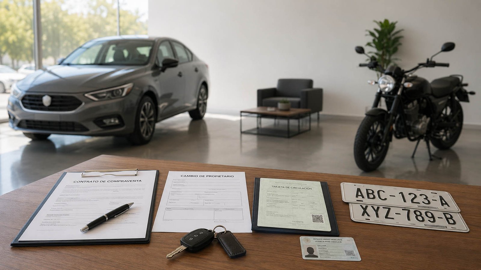 Revisión de documentos de compraventa vehicular