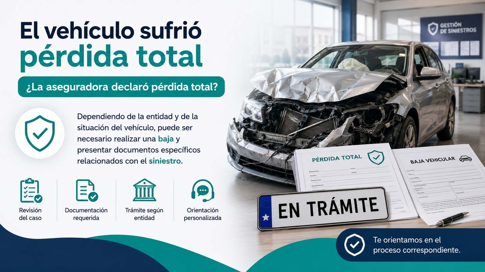 Baja vehicular por pérdida total
