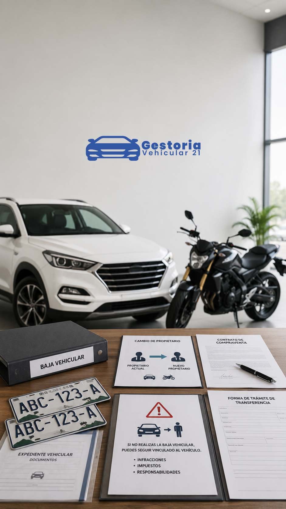 Revisión de documentos para baja de placas